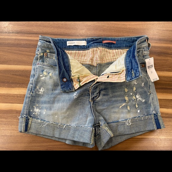 Anthropologie pilcro signature denim Jean shorts high rise - Picture 3 of 5
